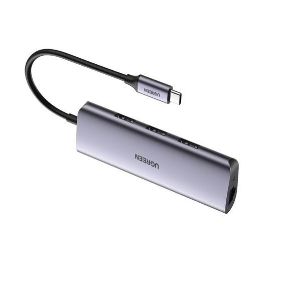 Hub USB C a 3 USB y Ethernet