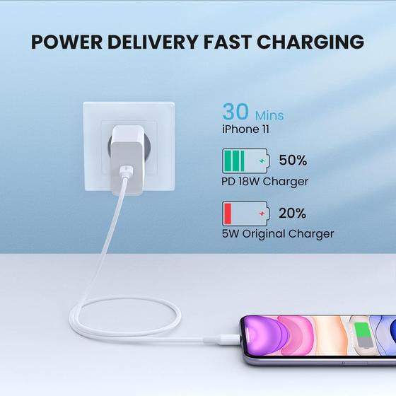 Cable USB C a Lightning Certificado Apple