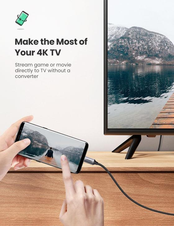 USB C a HDMI 4K