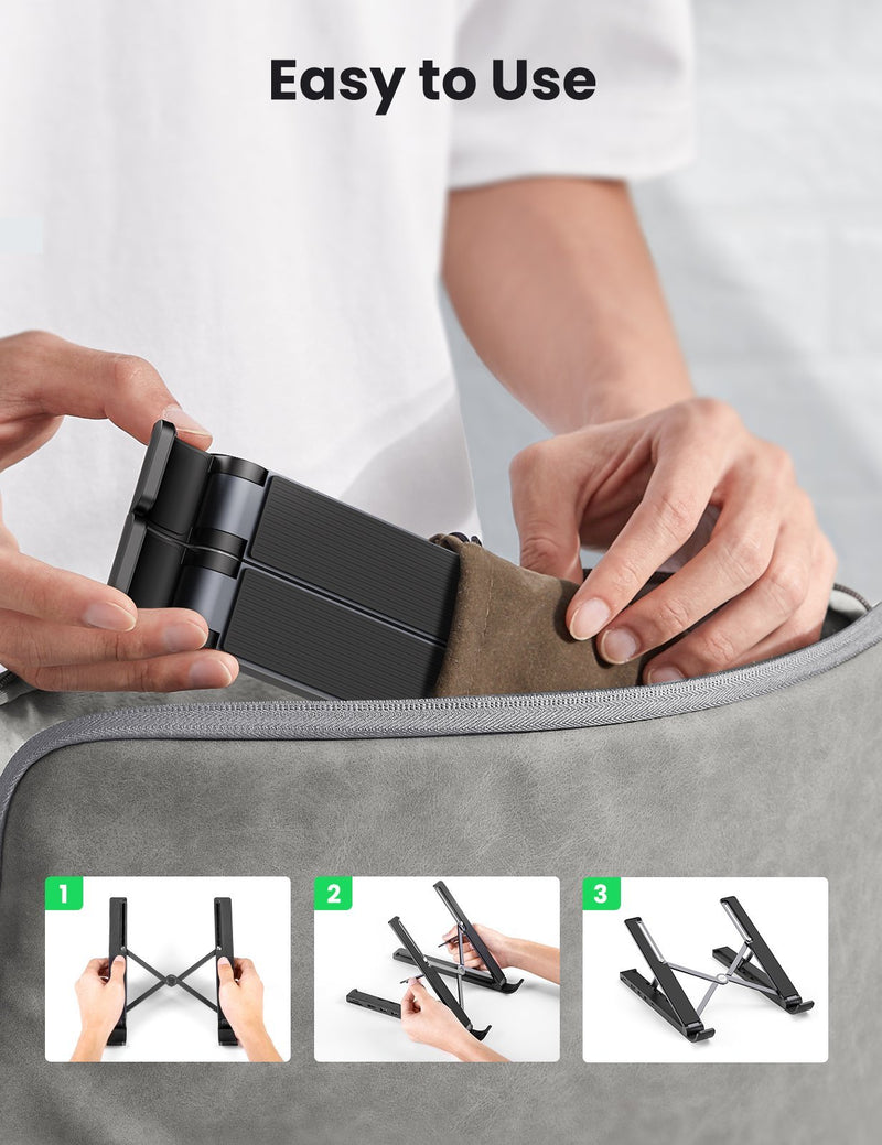 Soporte Plegable para Notebooks y Tablets