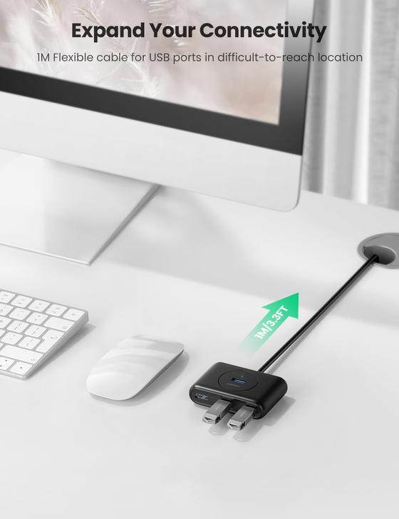 4 en 1 USB 3.0 Hub